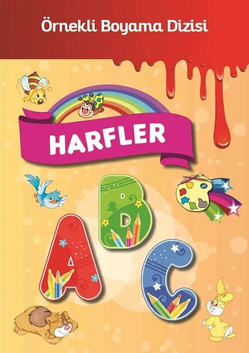 Örnekli Boyama Harfler Parıltı Yayınları