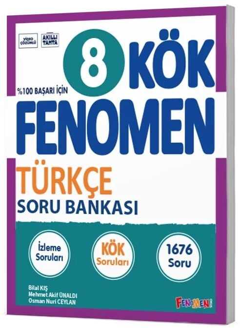 Fenomen Okul 8. Sınıf Türkçe KÖK Maarif Modeli Soru Bankası Fenomen Okul Yayınları