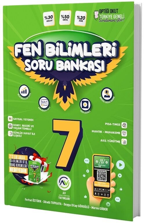 Av Yayınları 7. Sınıf Fen Bilimleri Soru Bankası Av Yayınları