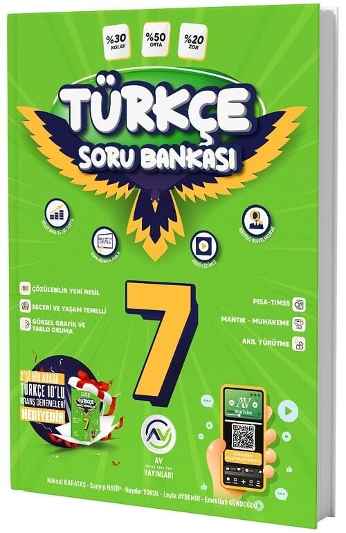 Av Yayınları 7. Sınıf Türkçe Soru Bankası Av Yayınları