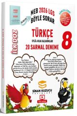 Sinan Kuzucu 2026 8. Sınıf LGS Türkçe İlk Doz Sarmal 20 Deneme Çözümlü Sinan Kuzucu Yayınları