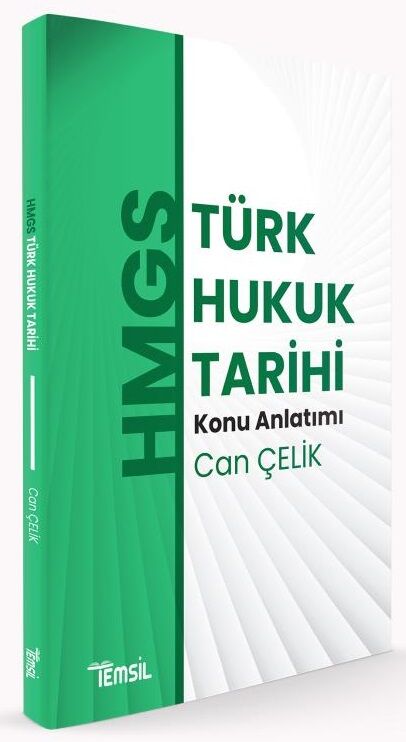 Temsil HMGS Türk Hukuk Tarihi Konu Anlatımı - Can Çelik Temsil Yayınları