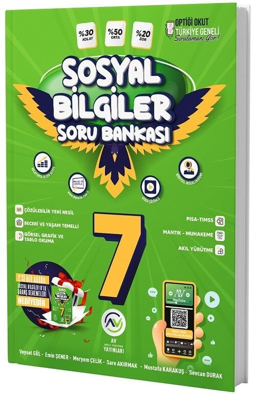 Av Yayınları 7. Sınıf Sosyal Bilgiler Soru Bankası Av Yayınları