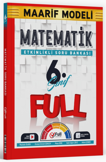 Full Matematik 6. Sınıf Matematik Maarif Modeli Soru Bankası Full Matematik Yayınları