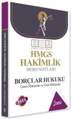 Yetki 2026 HMGS Hakimlik Borçlar Hukuku Genel ve Özel Hükümler ÇSA Ders Notları Yetki Yayıncılık