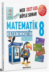 Sinan Kuzucu 2027 8. Sınıf LGS Matematik Kazanımmatik Soru Bankası Çözümlü Sinan Kuzucu Yayınları