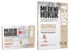 İndeks Akademi 2027 KPSS A Grubu Medeni Hukuk Video Ders Notları + Soru Bankası 2 li Set - Eyüp İpek İndeks Akademi Yayıncılık