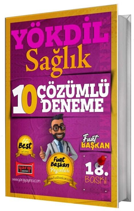 Yargı YÖKDİL Sağlık 10 Deneme Çözümlü 18. Baskı - Fuat Başkan Yargı Yayınları