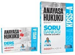 İndeks Akademi 2026 KPSS A Grubu Anayasa Hukuku Video Ders Notları + Soru Bankası 2 li Set - Erdal Fanid İndeks Akademi Yayıncılık