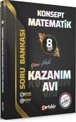 Artıbir 8. Sınıf Konsept Matematik Kazanım Avı Soru Bankası Artıbir Yayınları