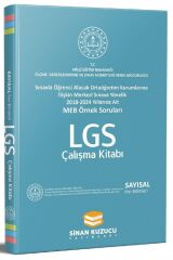 Sinan Kuzucu LGS Sayısal Fen Bilimleri MEB Örnek Soruları Çalışma Kitabı Sinan Kuzucu Yayınları