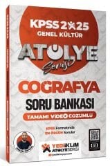 Yediiklim 2025 KPSS Coğrafya Atölye Soru Bankası Çözümlü - Hakan Topcan Yediiklim Yayınları