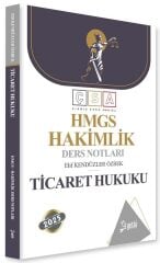 Yetki 2025 HMGS Hakimlik Ticaret Hukuku ÇSA Ders Notları - Elif Kendüzler Özbek Yetki Yayıncılık