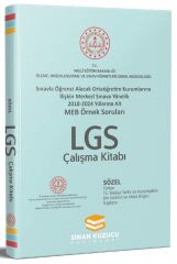 Sinan Kuzucu LGS Sözel MEB Örnek Soruları Çalışma Kitabı Sinan Kuzucu Yayınları