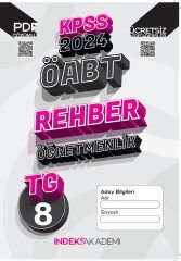 İndeks Akademi 2024 ÖABT TG-8 Türkiye Geneli Deneme Rehber Öğretmen Çözümlü İndeks Akademi Yayıncılık