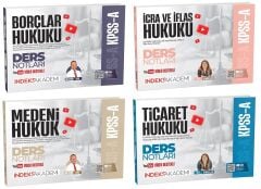 İndeks Akademi 2027 KPSS A Grubu Özel Hukuk Video Ders Notları 4 lü Set İndeks Akademi Yayıncılık