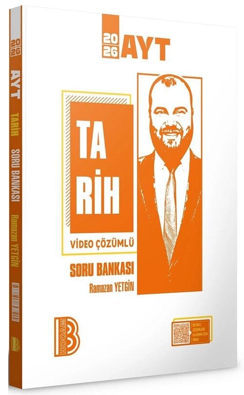 Benim Hocam 2026 YKS AYT Tarih Soru Bankası Video Çözümlü - Ramazan Yetgin Benim Hocam Yayınları