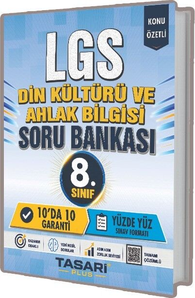 Tasarı Plus 8. Sınıf LGS Din Kültürü ve Ahlak Bilgisi Soru Bankası Çözümlü Tasarı Plus Yayınları