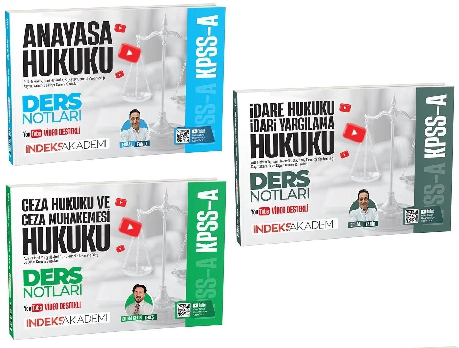 İndeks Akademi 2027 KPSS A Grubu Kamu Hukuku Video Ders Notları 3 lü Set İndeks Akademi Yayıncılık