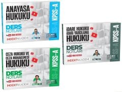 İndeks Akademi 2026 KPSS A Grubu Kamu Hukuku Video Ders Notları 3 lü Set İndeks Akademi Yayıncılık