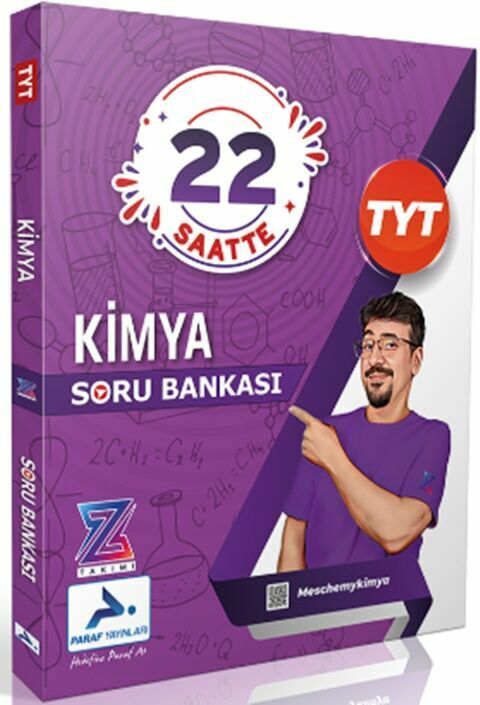 Paraf YKS TYT Z Takımı Meschemy Kimya 22 Saatte Soru Bankası - Mesut Uğurdoğan Paraf Yayınları