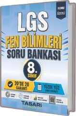 Tasarı Plus 8. Sınıf LGS Fen Bilimleri Soru Bankası Çözümlü Tasarı Plus Yayınları