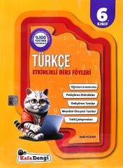 Kafadengi 6. Sınıf Türkçe Etkinlikli Ders Föyleri Kafadengi Yayınları