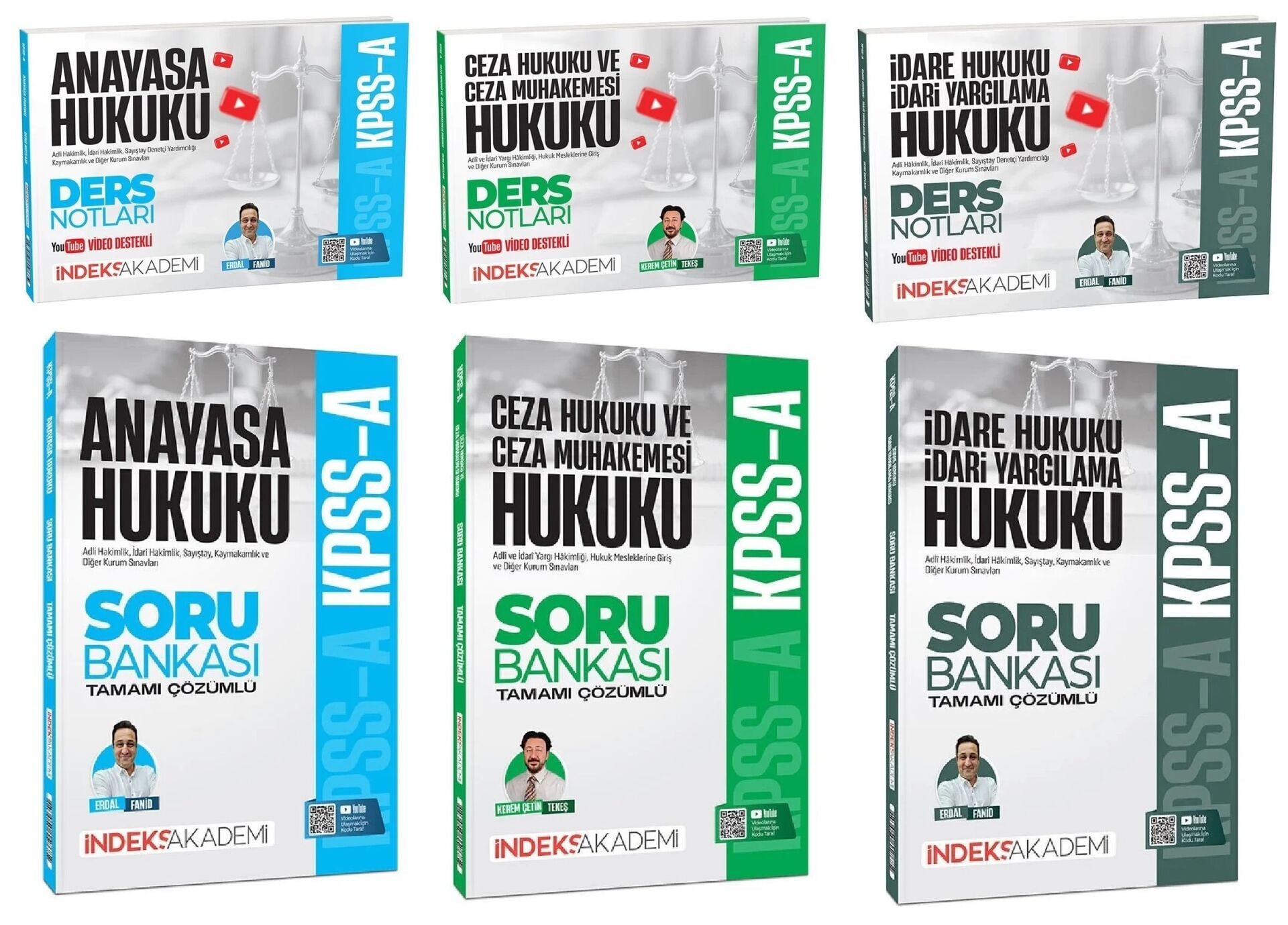 İndeks Akademi 2027 KPSS A Grubu Kamu Hukuku Video Ders Notları + Soru Bankası 6 lı Set İndeks Akademi Yayıncılık