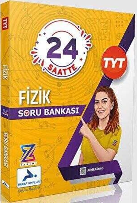 Paraf YKS TYT Fizikfinito Z Takımı 24 Saatte Soru Bankası - Didar Baskın Paraf Yayınları