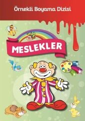 Örnekli Boyama Meslekler Parıltı Yayınları