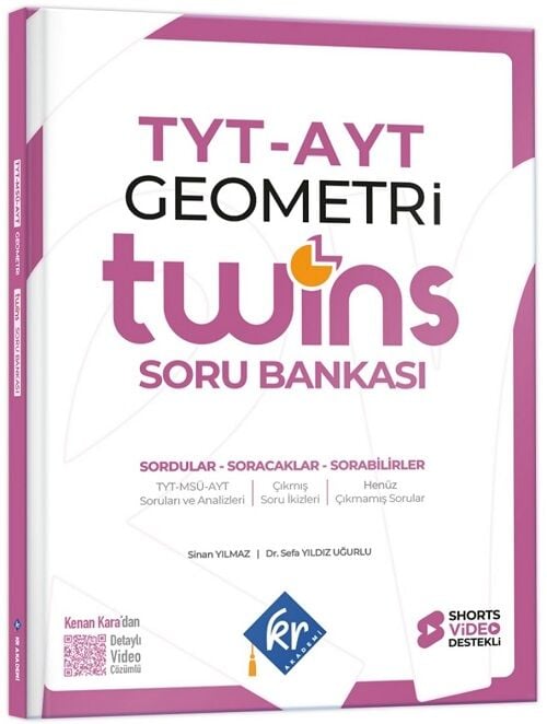 KR Akademi 2027 YKS TYT AYT Geometri Twins Soru Bankası Çözümlü KR Akademi