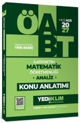 Yediiklim 2027 ÖABT MEB-AGS İlköğretim Matematik Öğretmenliği Analiz Konu Anlatımı Yediiklim Yayınları