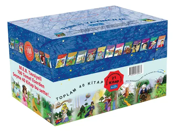 100 Temel Eser Seti 40 Kitap Takım Kutulu Parıltı Yayınları