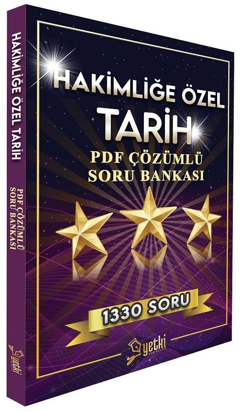 Yetki Hakimliğe Özel Tarih Soru Bankası PDF Çözümlü Yetki Yayıncılık