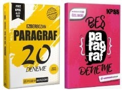 SÜPER FİYAT - Pegem + Uzman KPSS Paragraf Ezberbozan 20+5 Deneme 2 li Set Pegem + Uzman Kariyer Yayınları