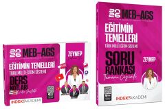 SÜPER FİYAT - İndeks Akademi 2026 MEB-AGS Eğitimin Temelleri ve Türk Milli Eğitim Sistemi Ders Notları + Soru Bankası 2 li Set - Zeynep Salman İçli İndeks Akademi Yayıncılık