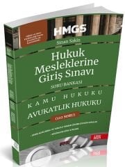 Savaş 2025 HMGS Kamu Hukuku Avukatlık Hukuku Soru Bankası 3. Baskı - Sinan Sakin Savaş Yayınları