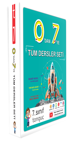 Tonguç 7. Sınıf 0 dan 7 ye Tüm Dersler Hazırlık Seti Tonguç Akademi