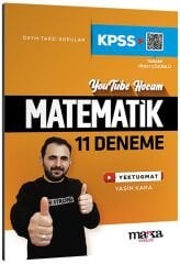 Marka 2026 KPSS Matematik YouTube Hocam 11 Deneme Çözümlü Yektuğ Mat - Yasin Kara Marka Yayınları