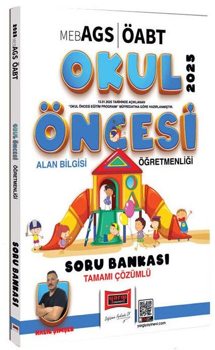 Yargı 2025 ÖABT MEB-AGS Okul Öncesi Öğretmenliği Alan Bilgisi Soru Bankası Çözümlü - Halil Şimşek Yargı Yayınları