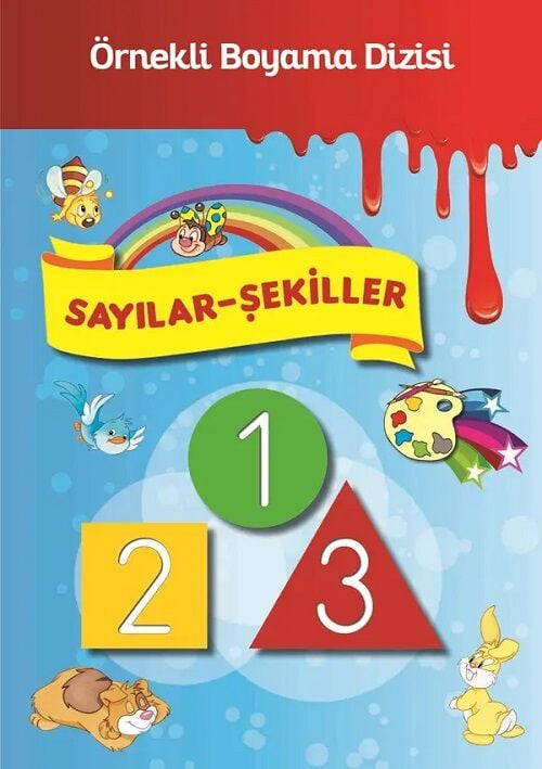 Örnekli Boyama Sayılar Şekiller Parıltı Yayınları