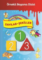 Örnekli Boyama Sayılar Şekiller Parıltı Yayınları