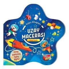 Uzay Macerası - Çıkartmalı Yıldız Kitapları Dikkat Atölyesi Yayınları
