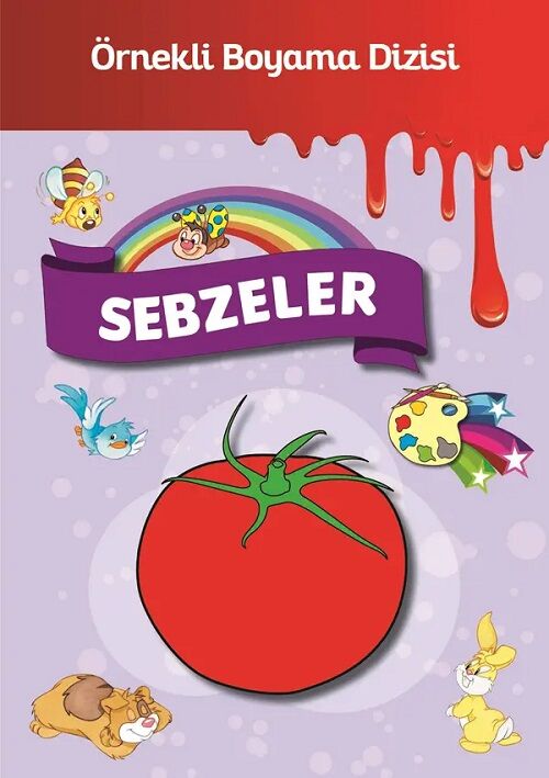 Örnekli Boyama Sebzeler Parıltı Yayınları