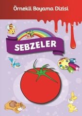 Örnekli Boyama Sebzeler Parıltı Yayınları