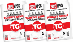 İndeks Akademi 2026 KPSS TG 1-2-3 Türkiye Geneli Deneme Genel Yetenek Genel Kültür Çözümlü 2 lİ Set İndeks Akademi Yayıncılık