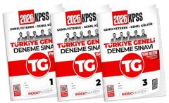 İndeks Akademi 2026 KPSS TG 1-2-3 Türkiye Geneli Deneme Genel Yetenek Genel Kültür Çözümlü 3 lü Set İndeks Akademi Yayıncılık