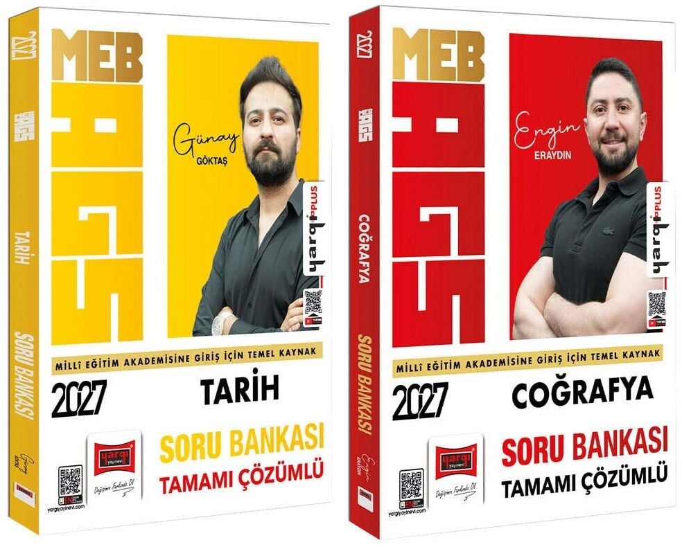 Yargı 2027 MEB-AGS Tarih + Coğrafya Soru Bankası 2 li Set Yargı Yayınları