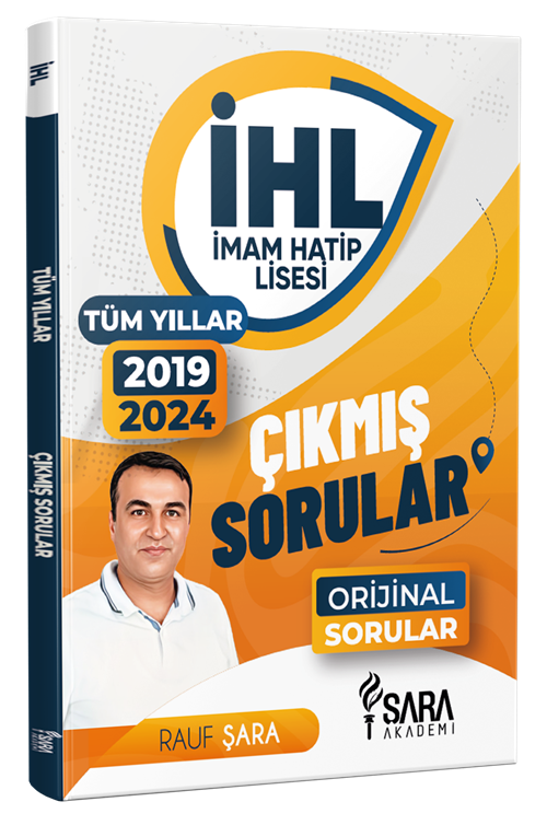 Şara Akademi 2025 ÖABT MEB-AGS İHL İmam Hatip Lisesi Çıkmış Sorular Tüm Yıllar - Rauf Şara Şara Akademi