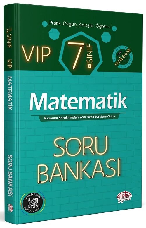 Editör 7. Sınıf VIP Matematik Soru Bankası Editör Yayınları